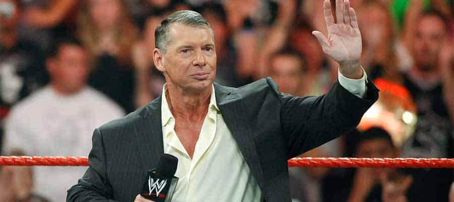 Vince McMahon waves goodbye