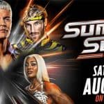 2024 WWE SummerSlam promo featuring Cody Rhodes, Logan Paul, Rhea Ripley, The Miz, and Jade Cargill